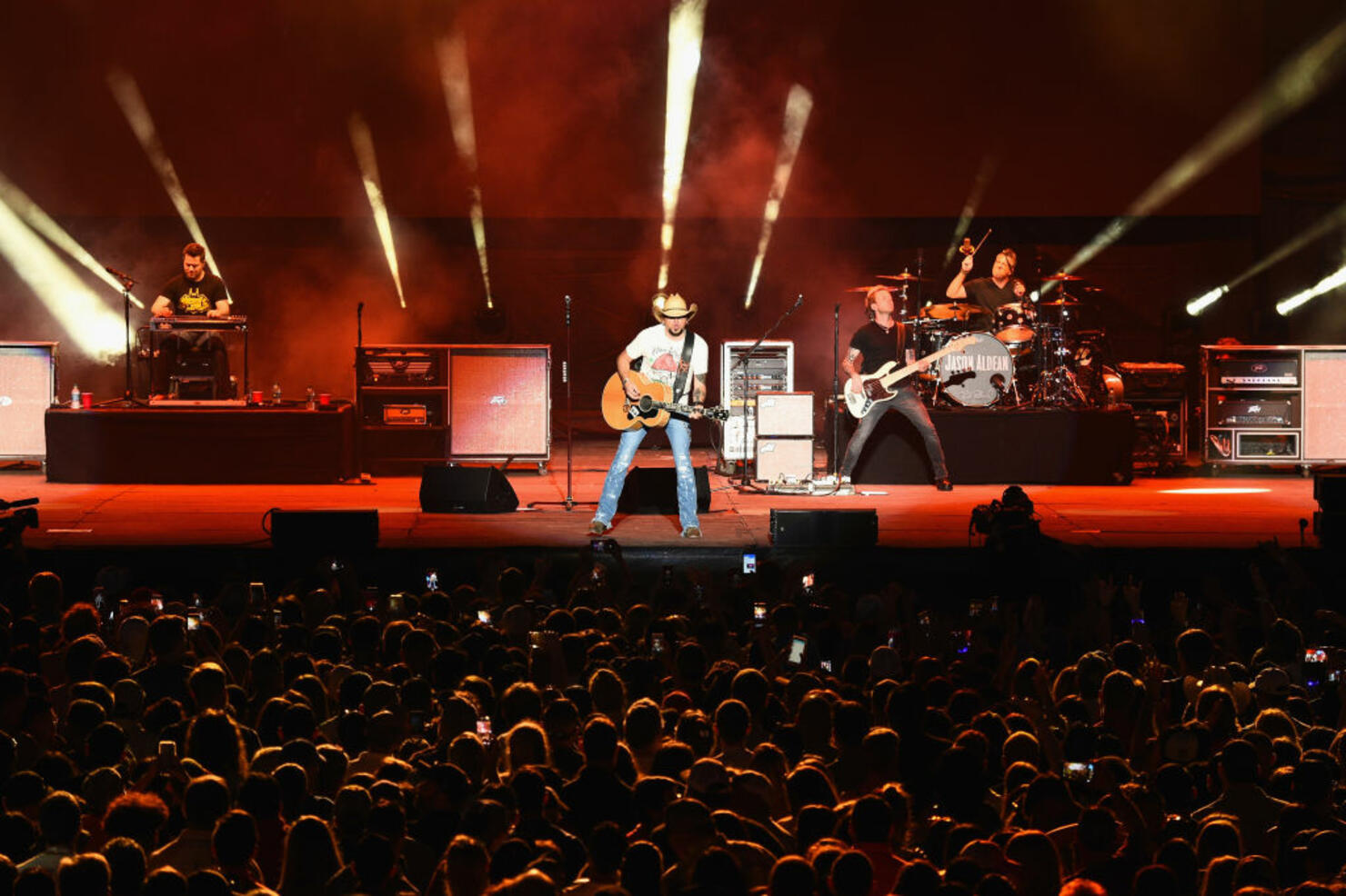 Jason Aldean performs onstage during the AT&T Block Party 