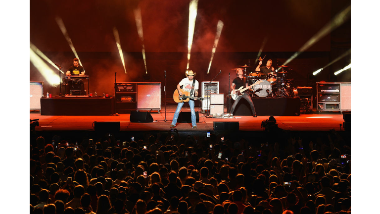 Jason Aldean performs onstage during the AT&T Block Party 