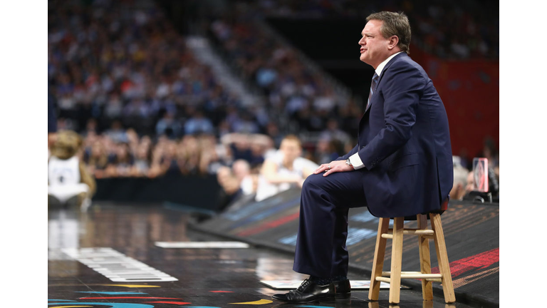 Head coach Bill Self of the Kansas Jayhawks 