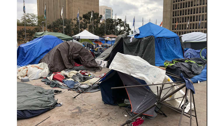 Homeless camp