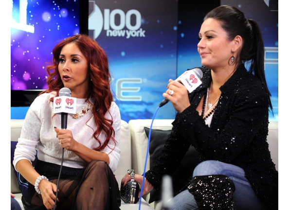 Snooki and JWoww at iHeartRadio Jingle Ball