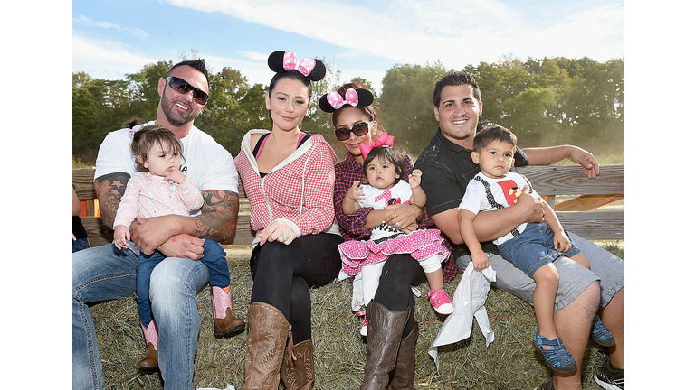 Snooki and JWoww with their families