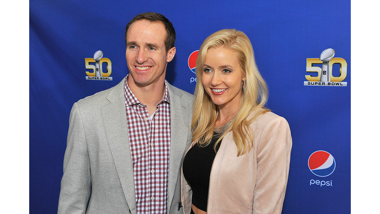 Drew Brees Brittany Brees Getty