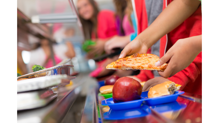School Lunch Cafeteria Getty RF