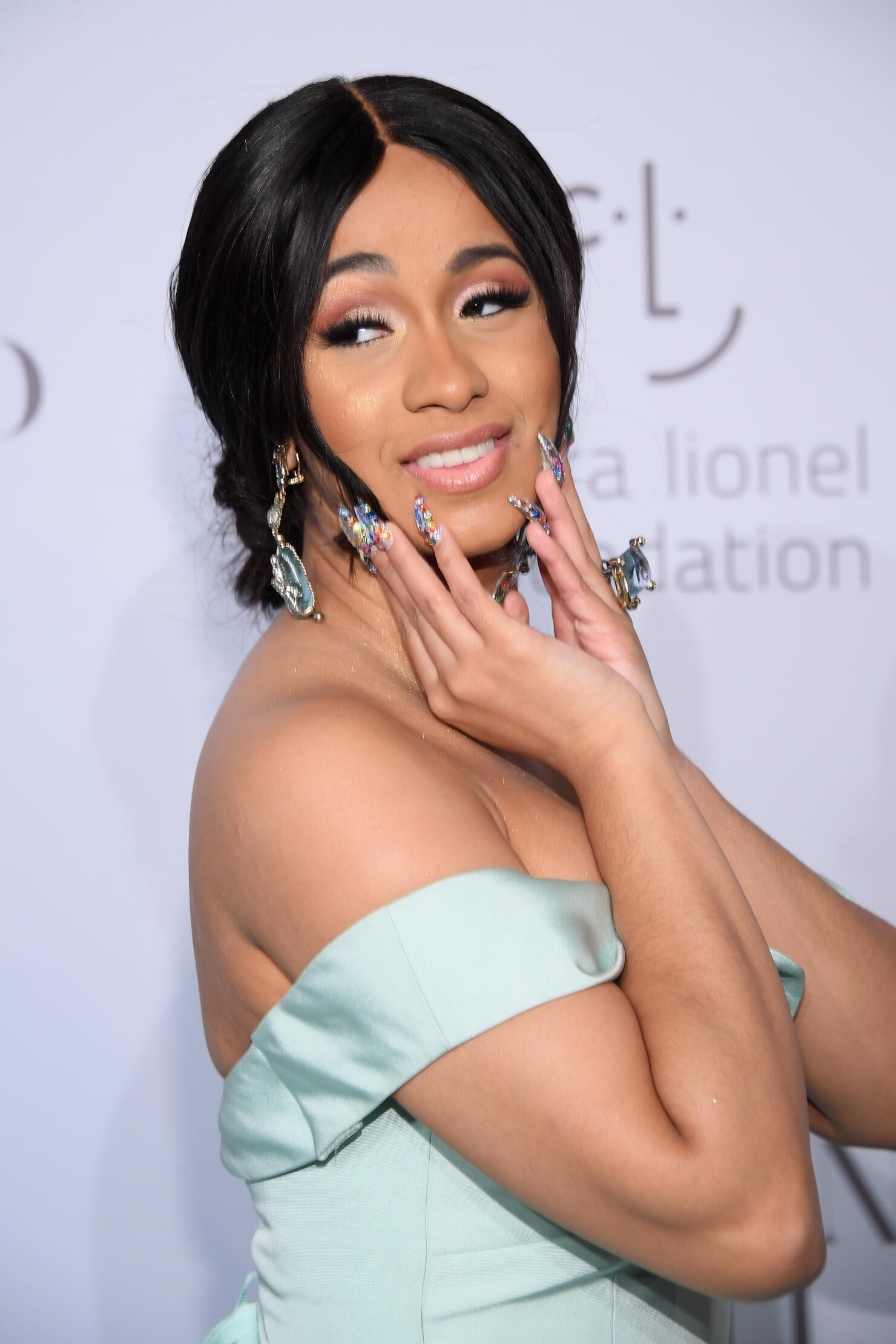 Cardi B Wig Cinderella Updo 