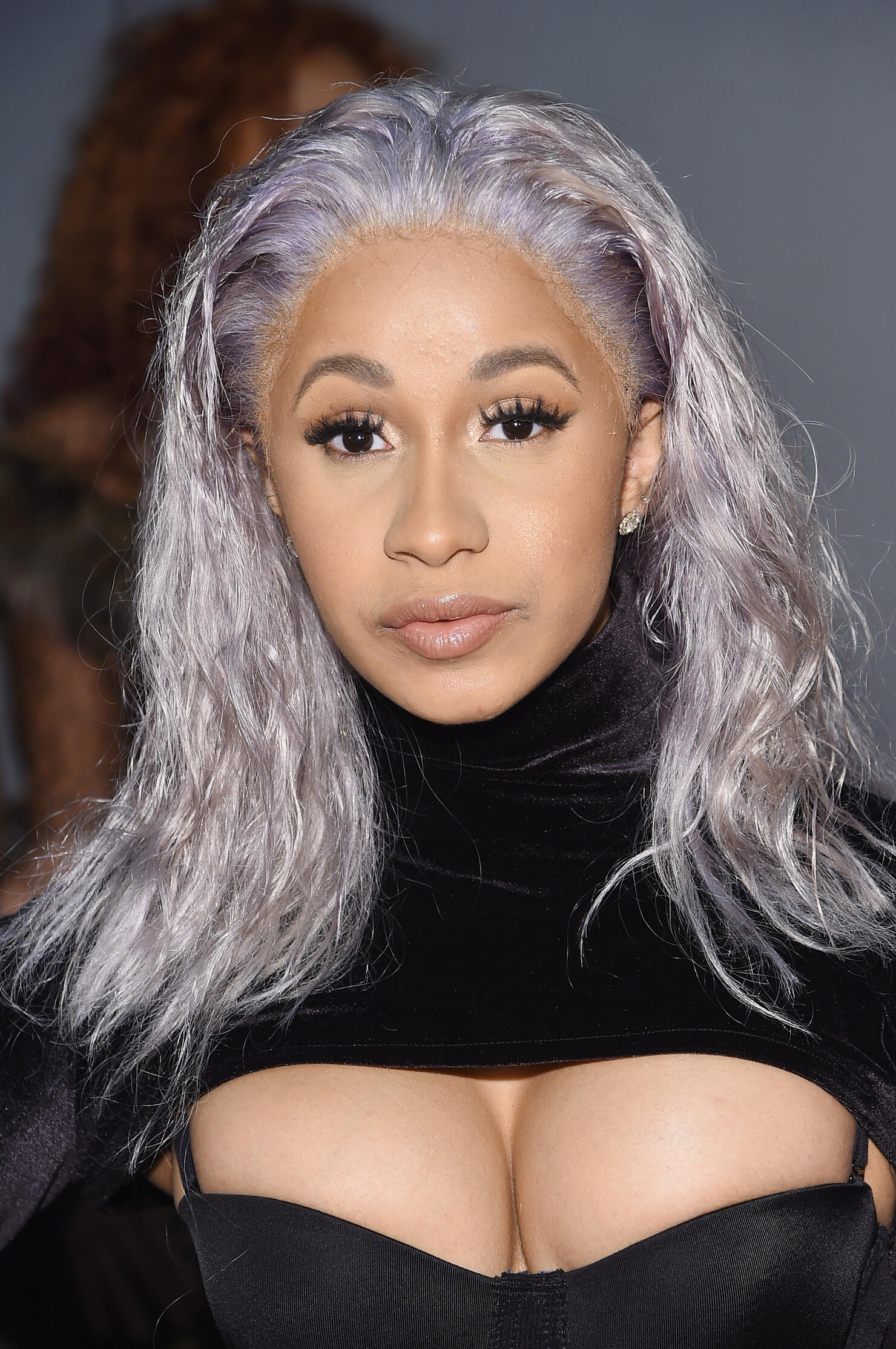 Cardi B Wig Mid Lavender Grey