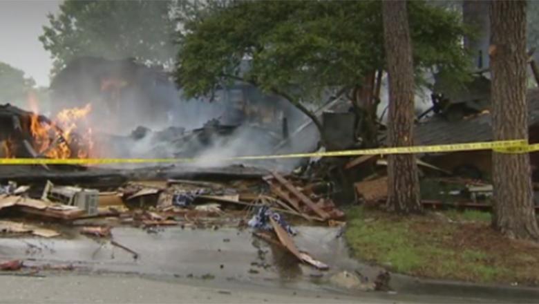 Car Crashes Into House Causing Gas Explosion | iHeart