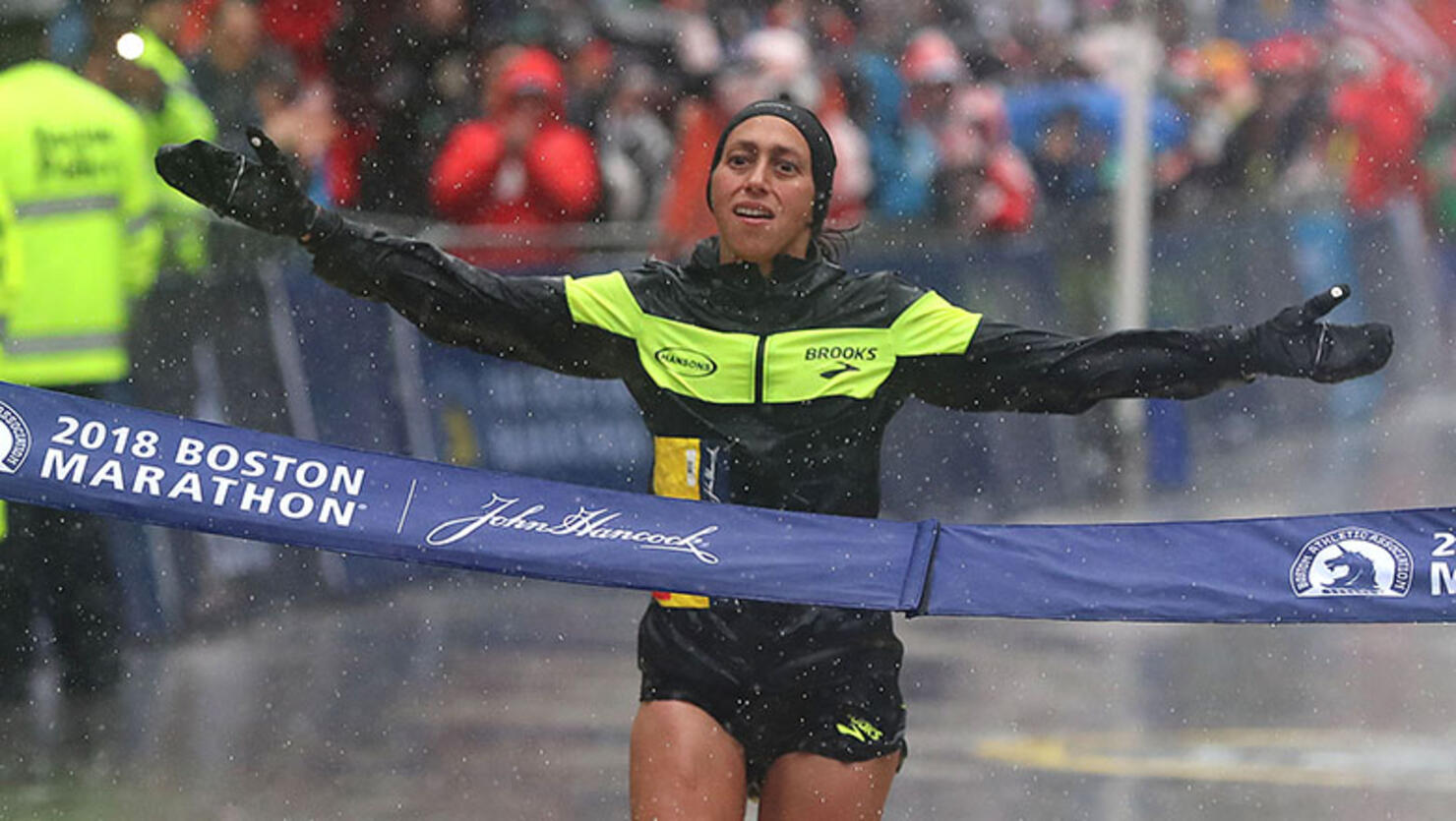 U.S. Woman Wins Boston Marathon For First Time In 33 Years iHeart