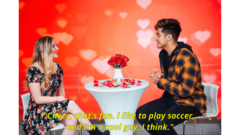 In Real Life goes speed dating with a fan.