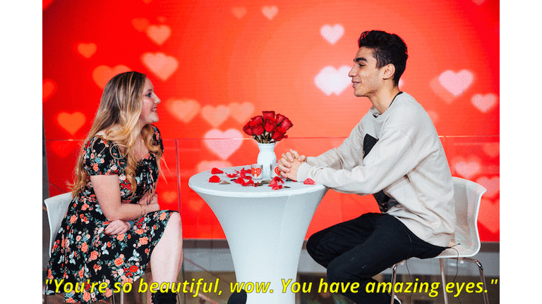 In Real Life goes speed dating with a fan.