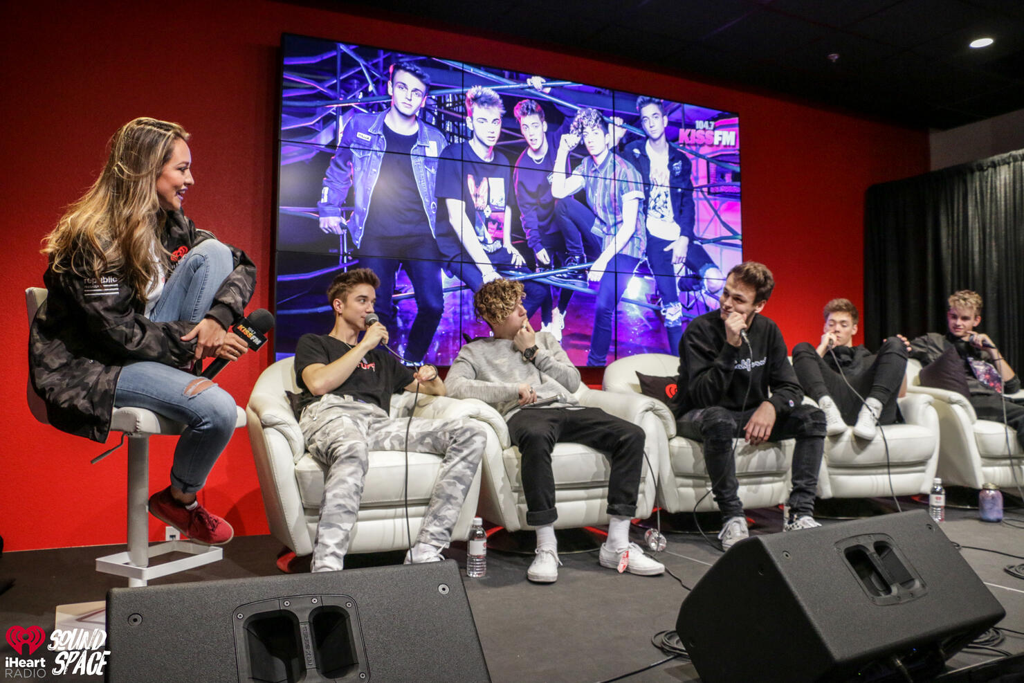 Why Don't We Interview With Lady La @ iHeartRadio Soundspace Phoenix, AZ