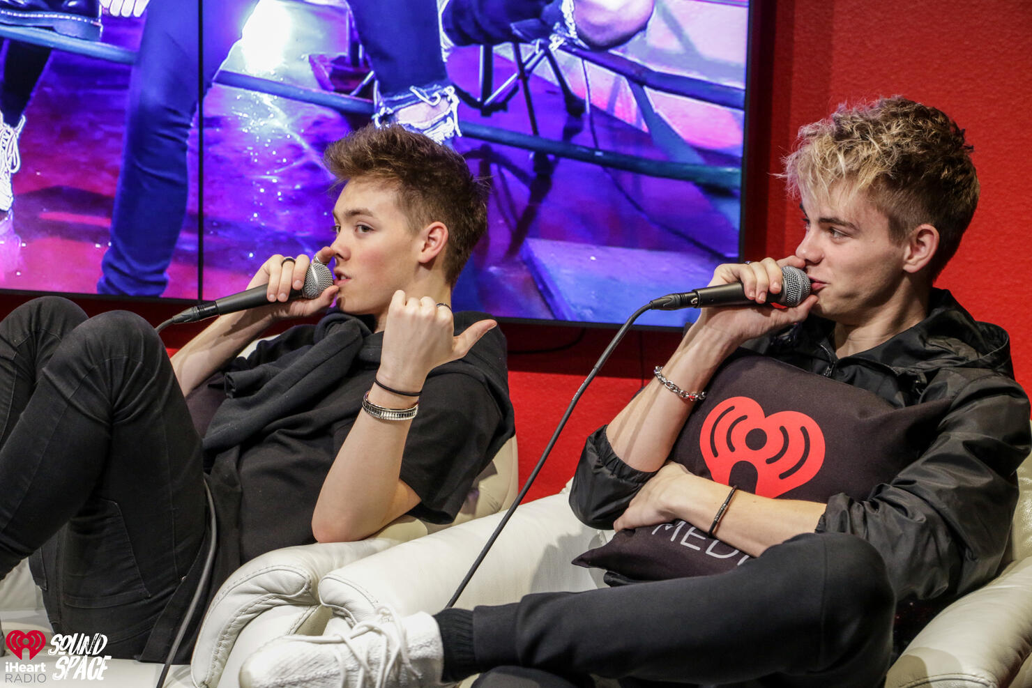 Why Don't We Interview With Lady La @ iHeartRadio Soundspace Phoenix, AZ