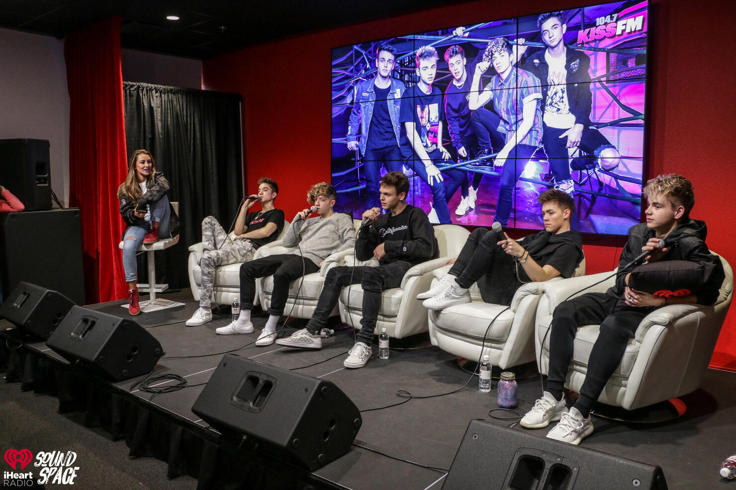 Why Don't We Interview With Lady La @ iHeartRadio Soundspace Phoenix, AZ