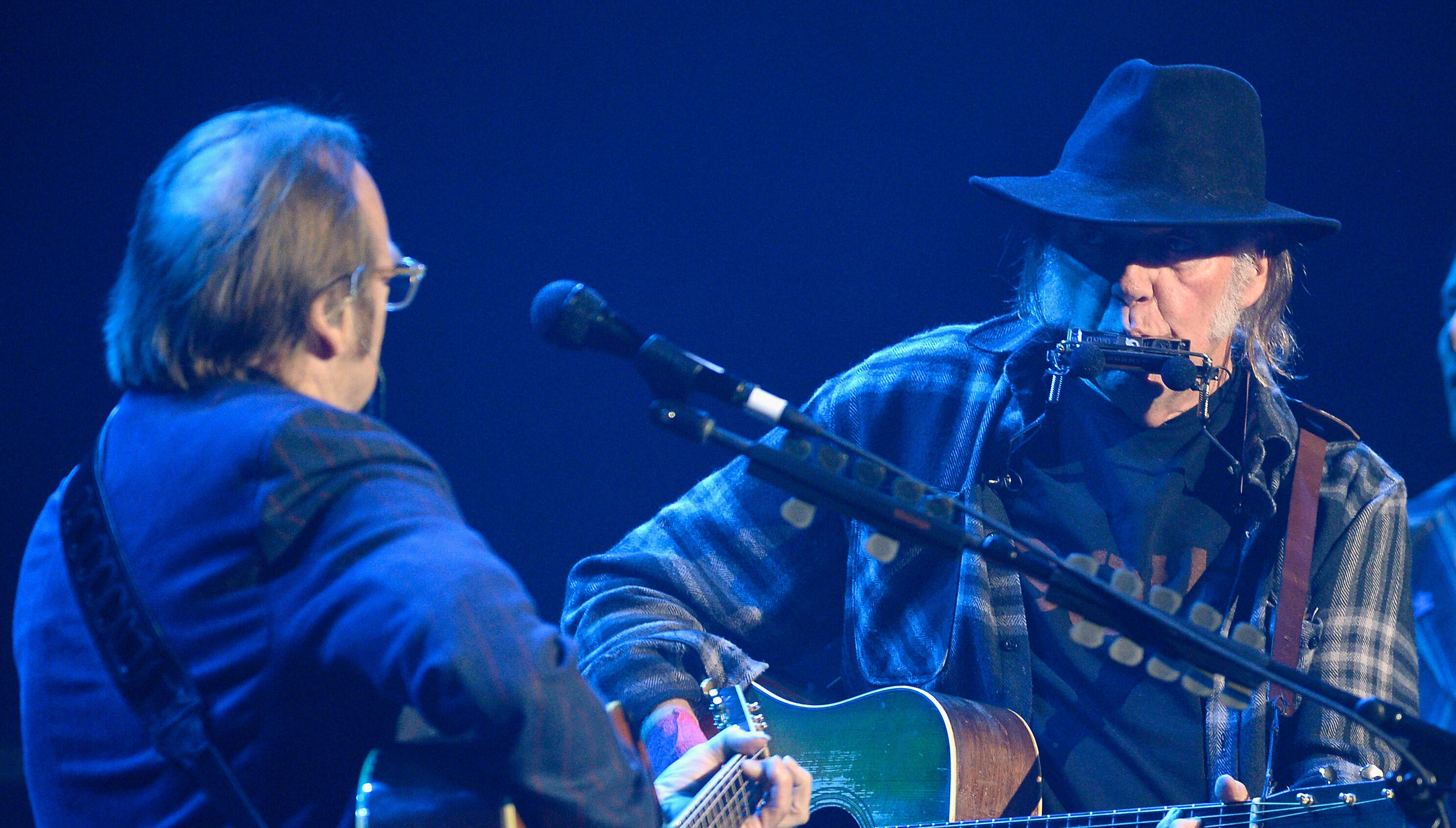 Watch Neil Young, Stephen Stills Perform "For What It's Worth" Together