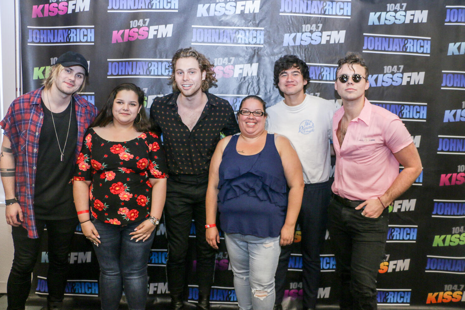 5 Second Of Summer Meets With Fans @ 104.7 KISS FM