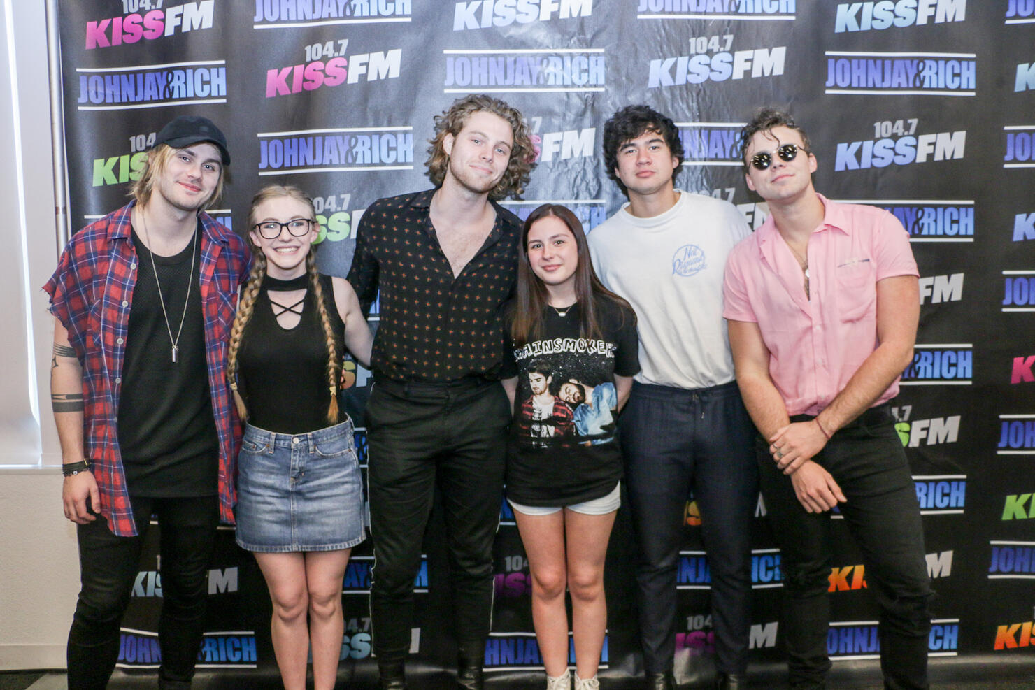 5 Second Of Summer Meets With Fans @ 104.7 KISS FM