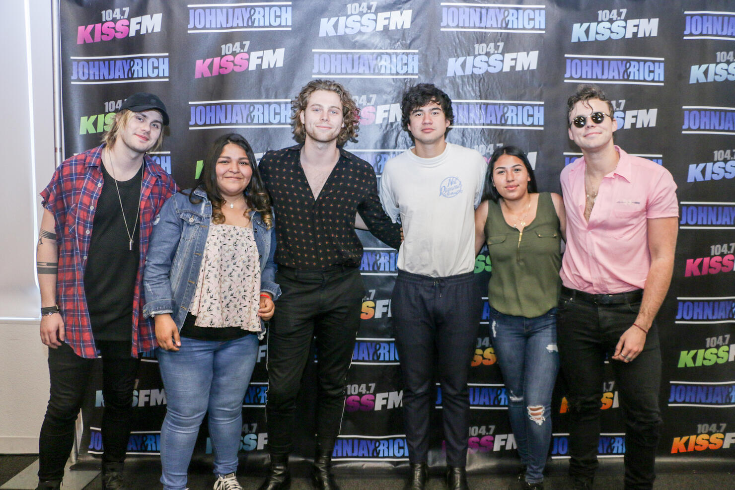 5 Second Of Summer Meets With Fans @ 104.7 KISS FM