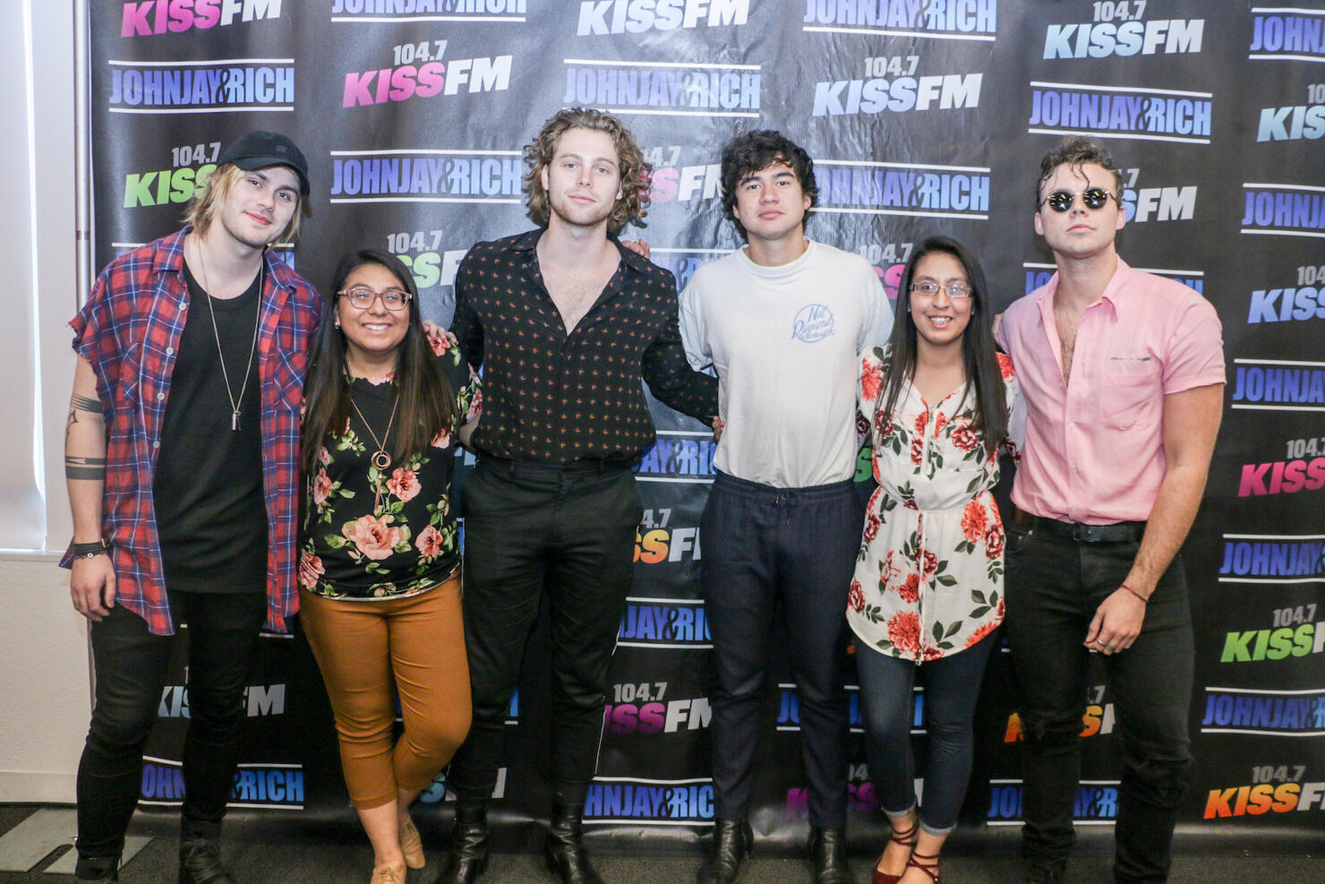 5 Second Of Summer Meets With Fans @ 104.7 KISS FM