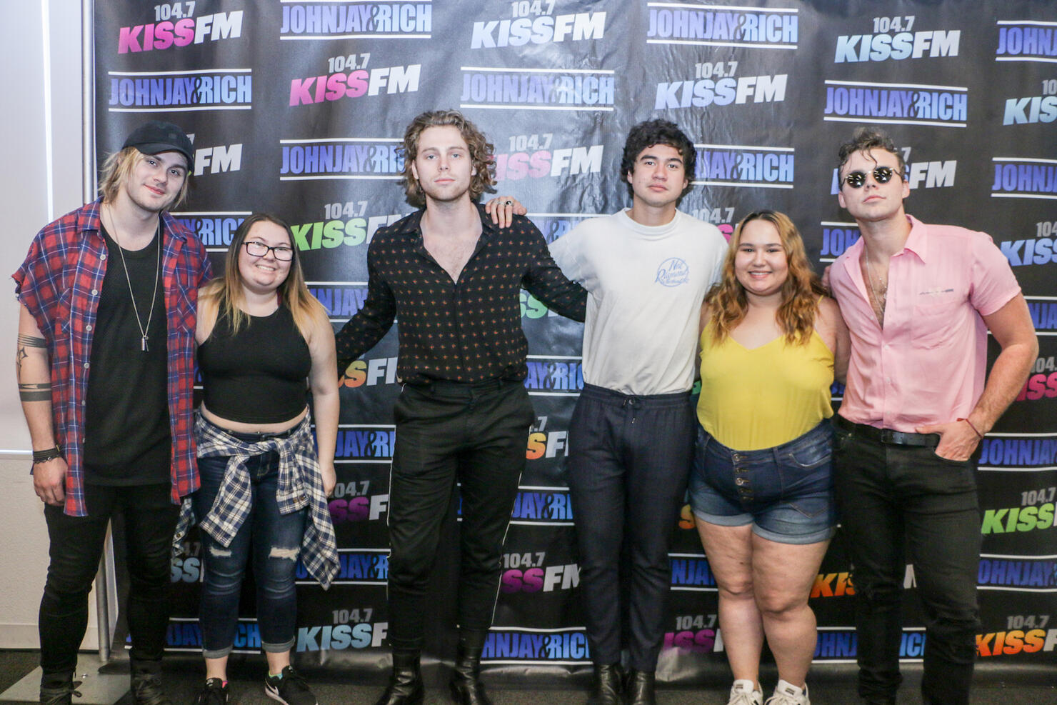 5 Second Of Summer Meets With Fans @ 104.7 KISS FM