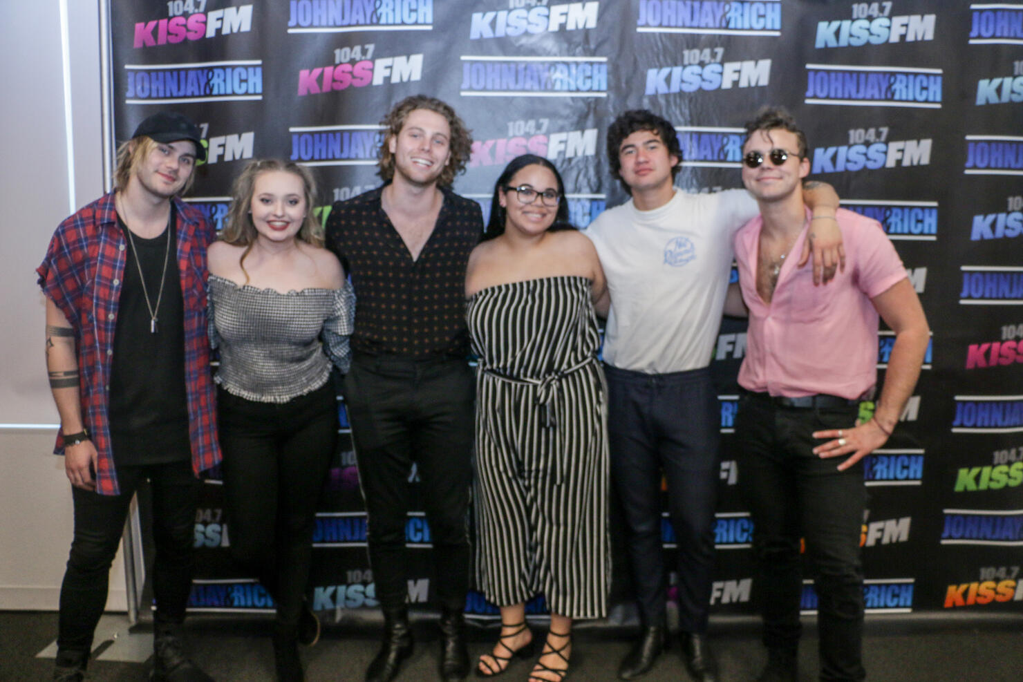 5 Second Of Summer Meets With Fans @ 104.7 KISS FM