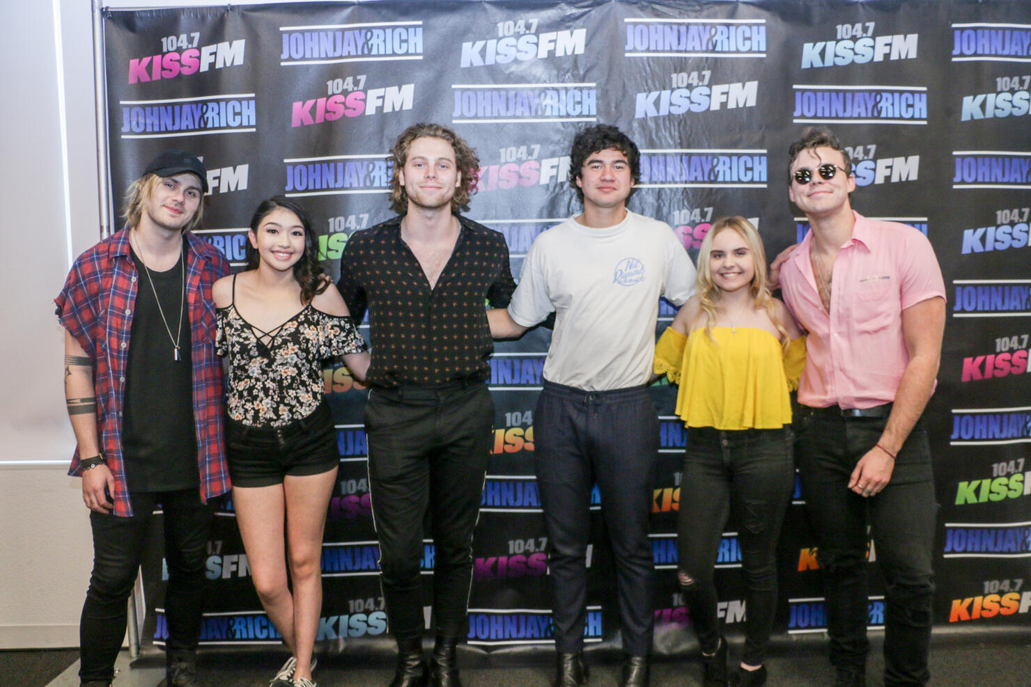 5 Second Of Summer Meets With Fans @ 104.7 KISS FM