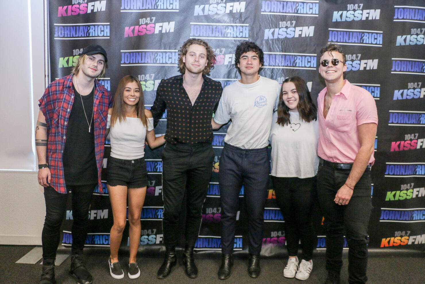 5 Second Of Summer Meets With Fans @ 104.7 KISS FM