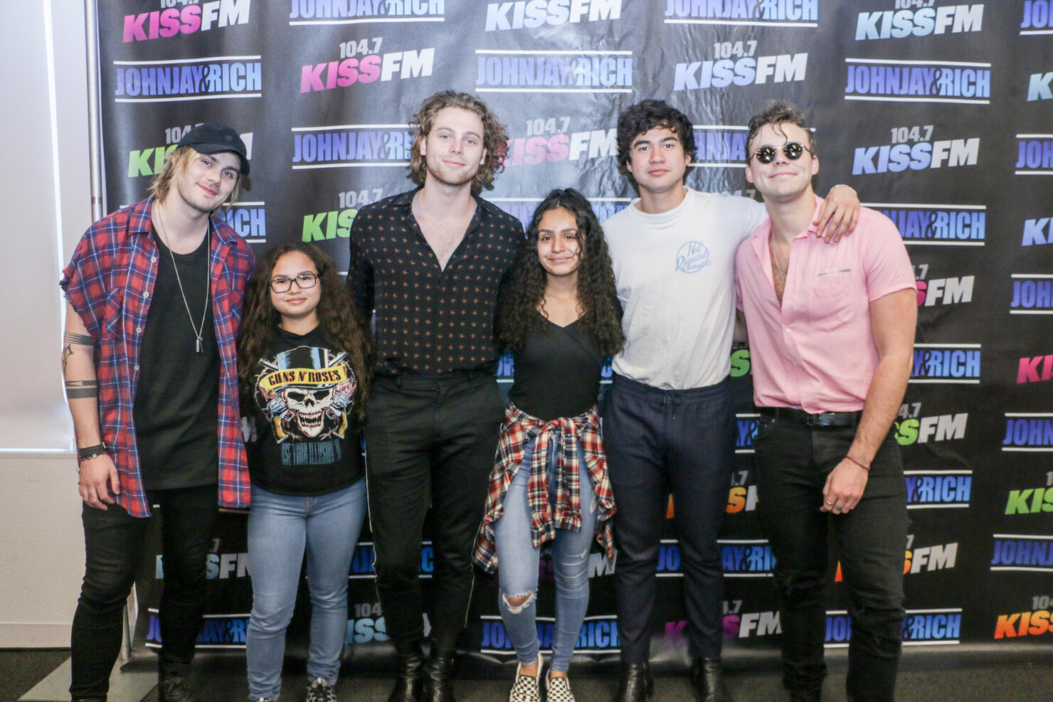 5 Second Of Summer Meets With Fans @ 104.7 KISS FM