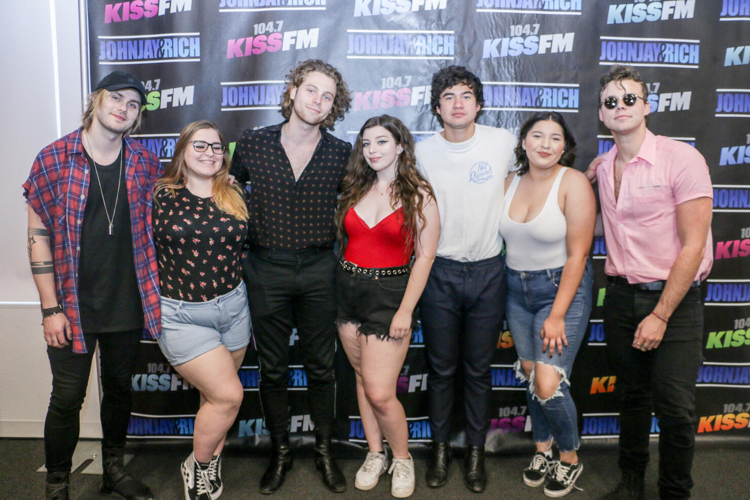 5 Second Of Summer Meets With Fans @ 104.7 KISS FM