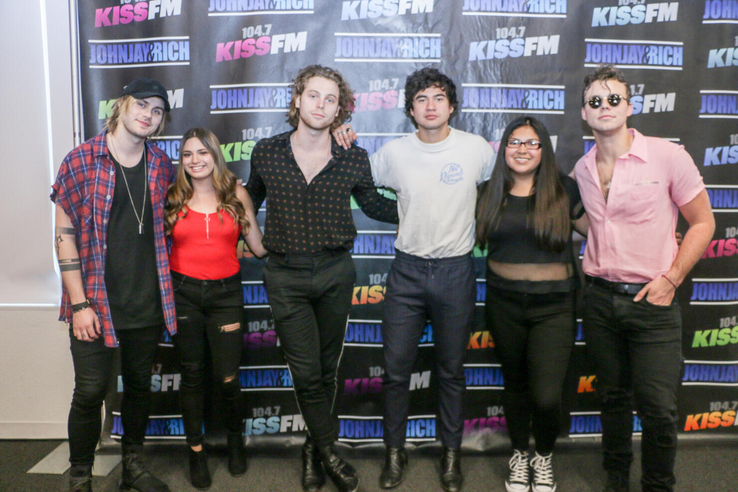 5 Second Of Summer Meets With Fans @ 104.7 KISS FM
