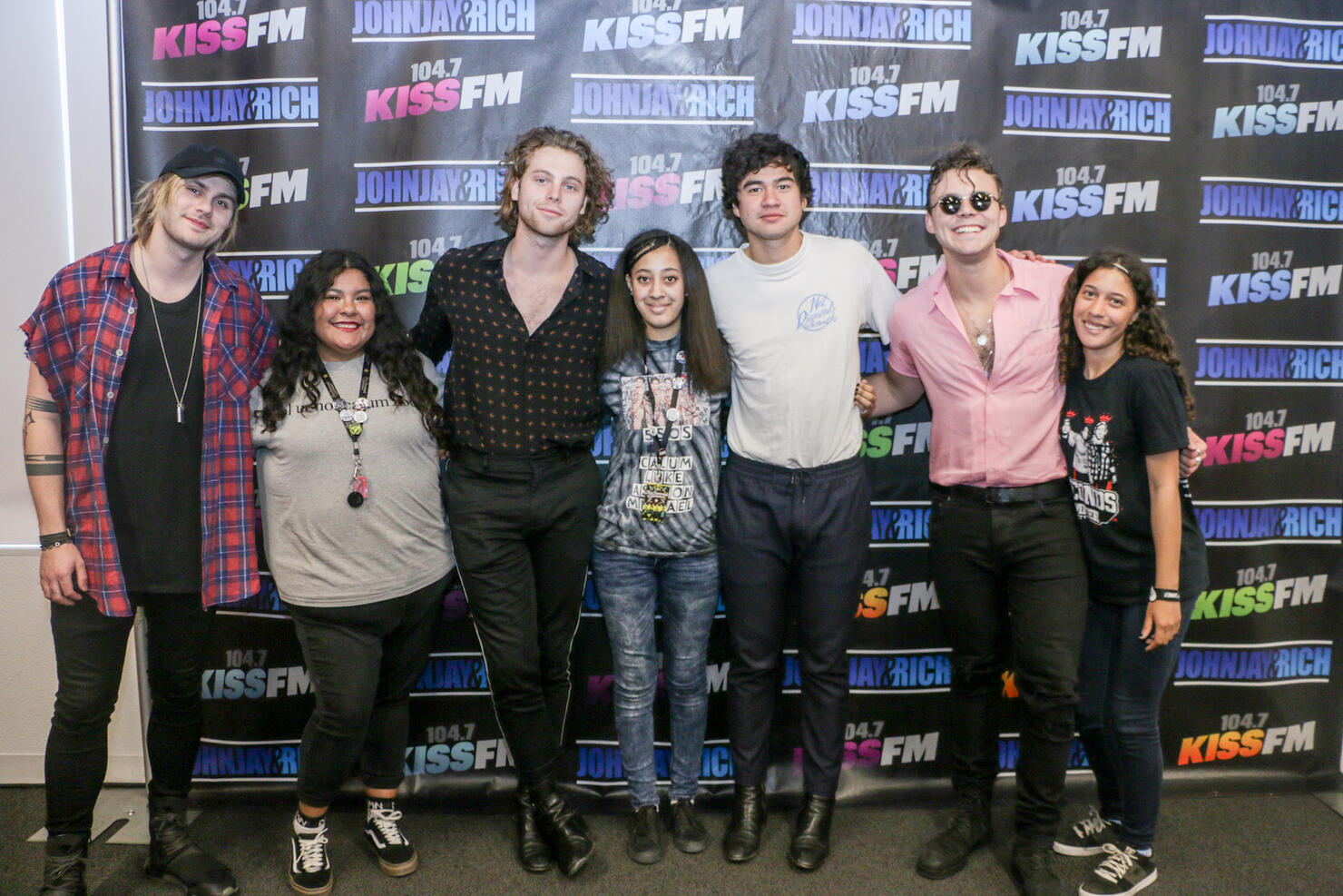 5 Second Of Summer Meets With Fans @ 104.7 KISS FM