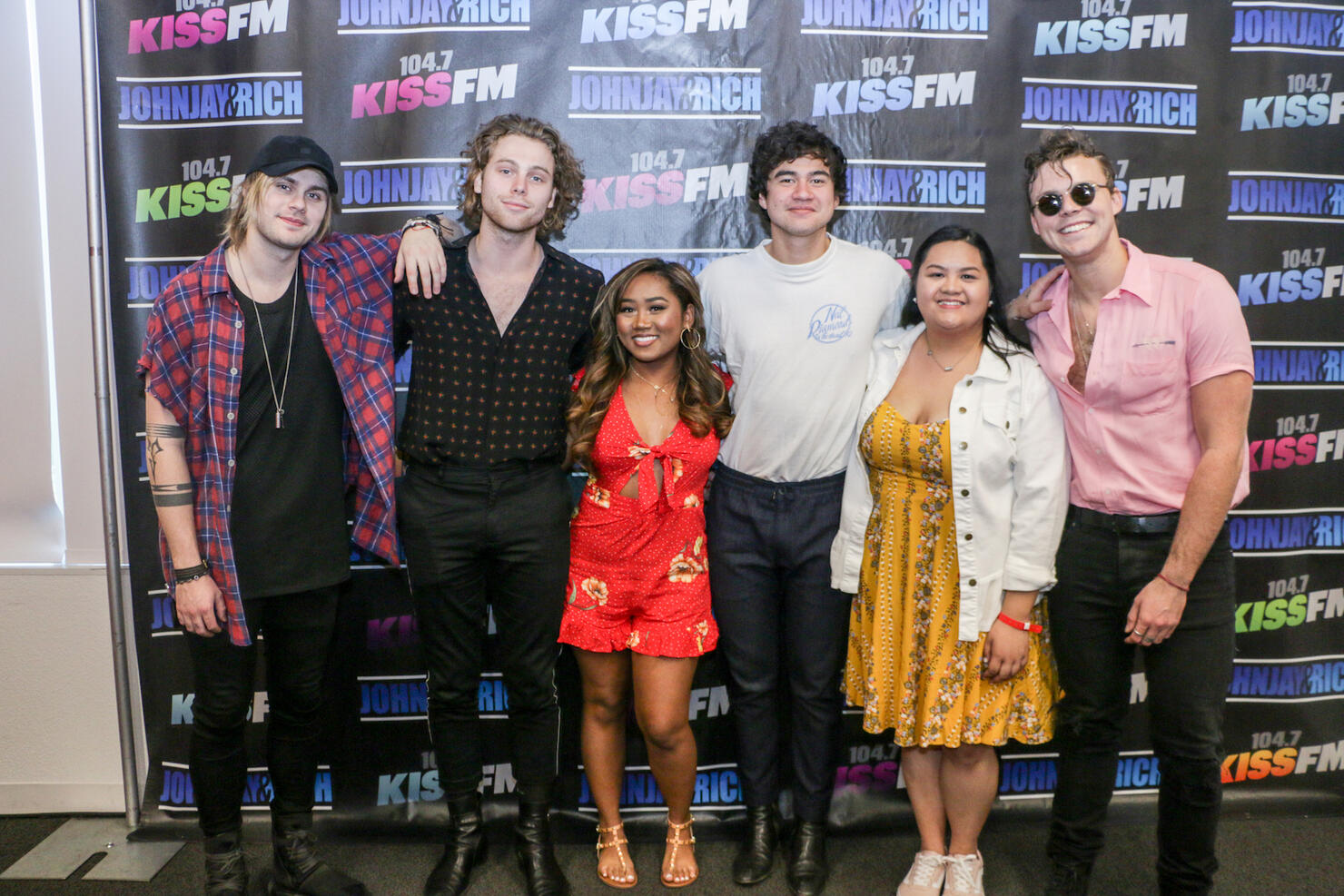 5 Second Of Summer Meets With Fans @ 104.7 KISS FM