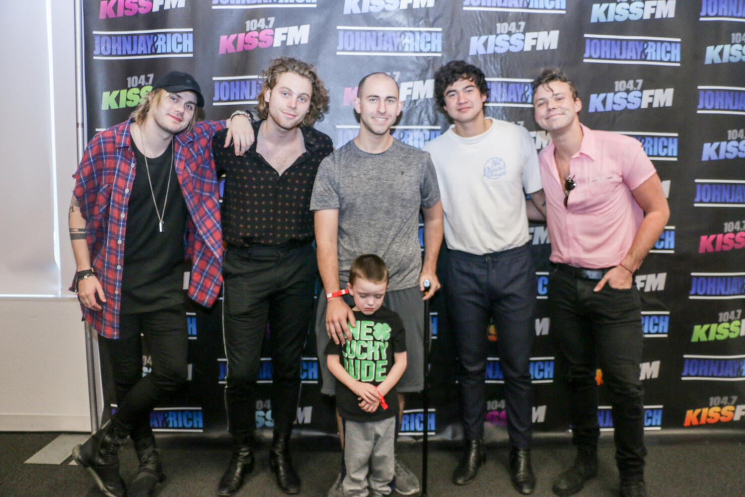 5 Second Of Summer Meets With Fans @ 104.7 KISS FM