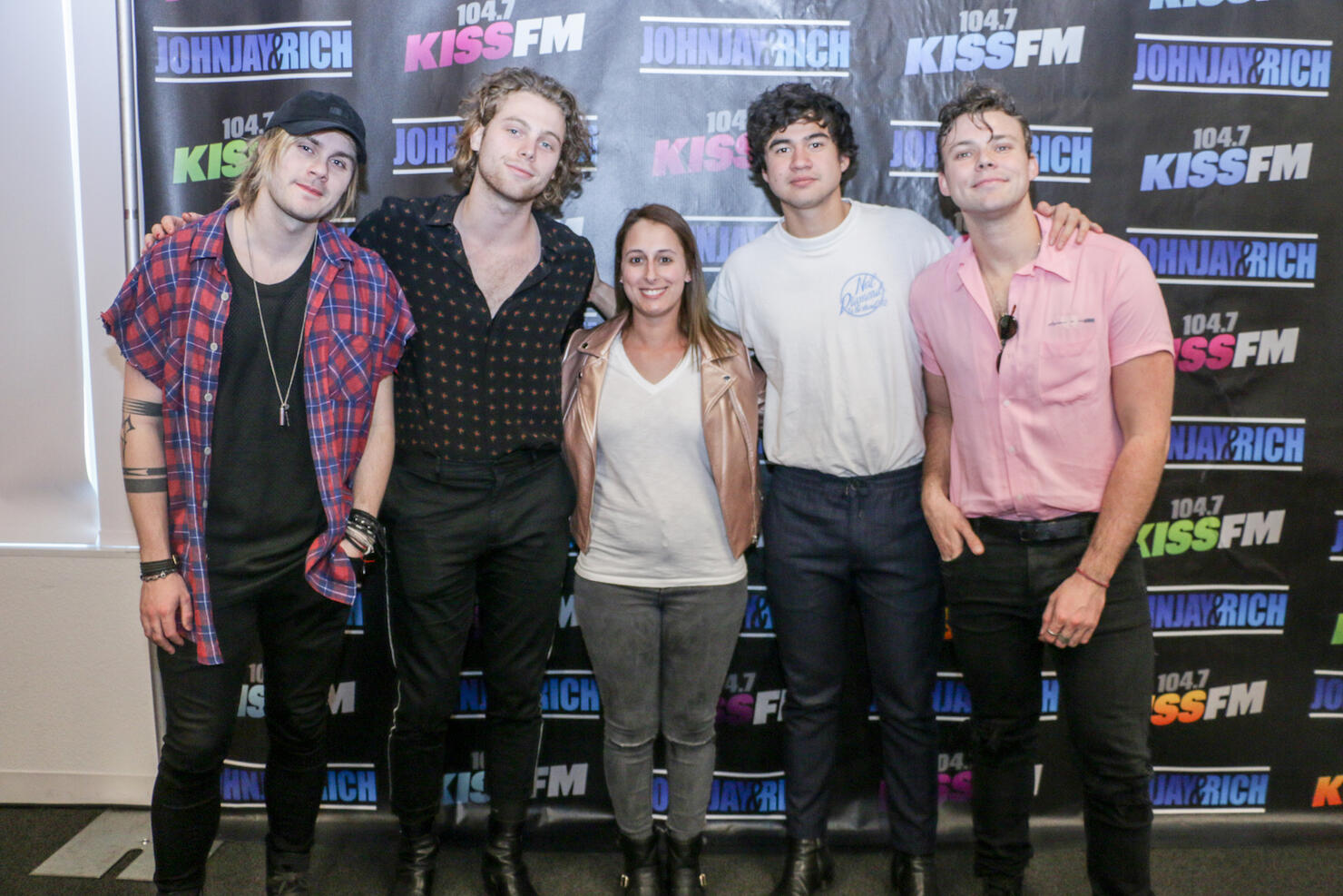 5 Second Of Summer Meets With Fans @ 104.7 KISS FM