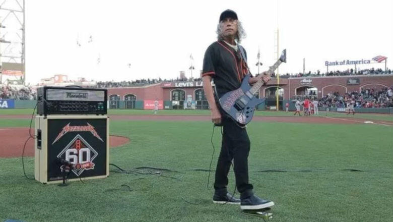 Video: METALLICA's JAMES HETFIELD & KIRK HAMMETT Perform National Anthem At  'Metallica Night' At Oracle Park - Loaded Radio