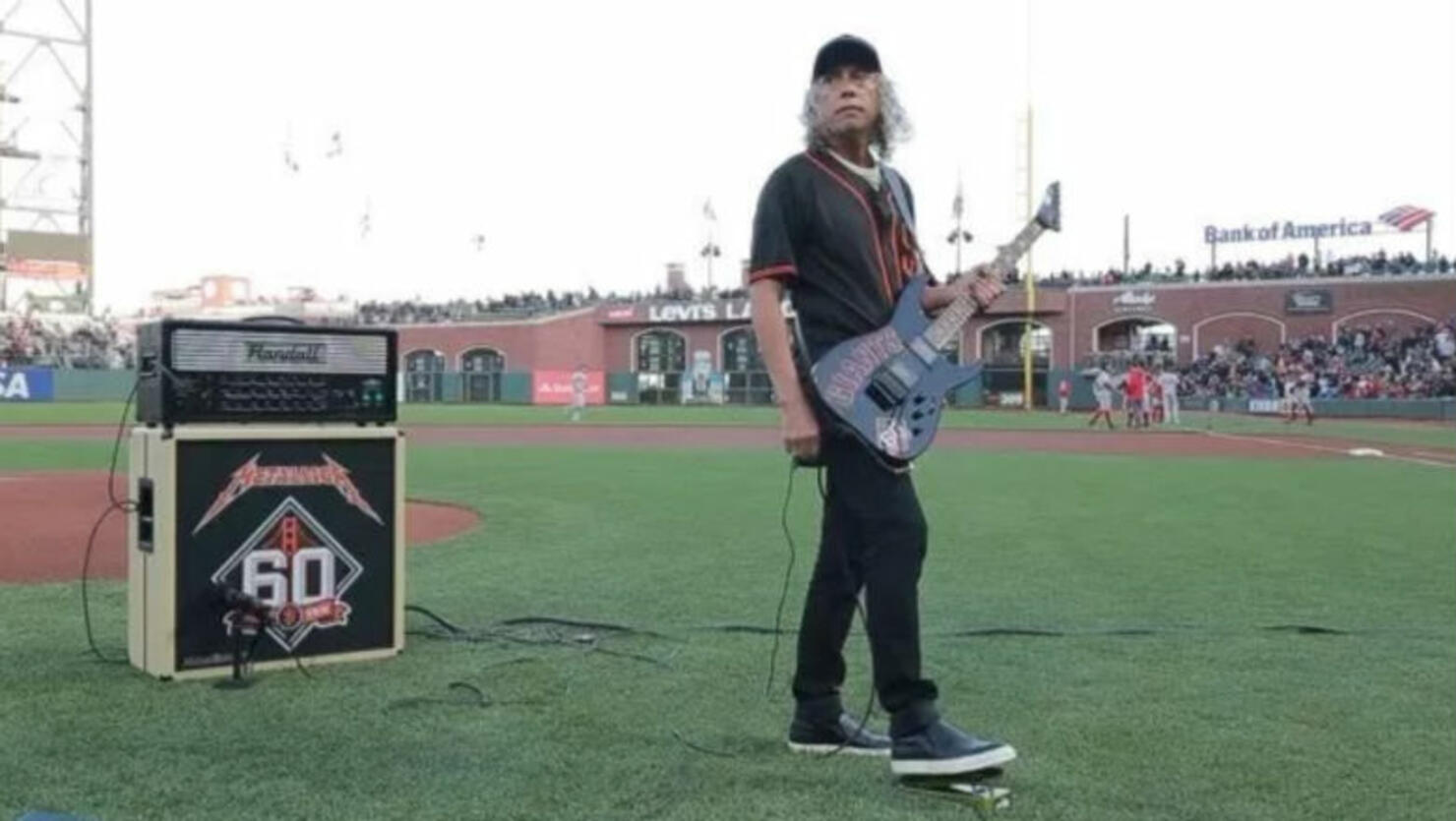 Watch Kirk Hammett Perform National Anthem at SF Giants' Metallica Night