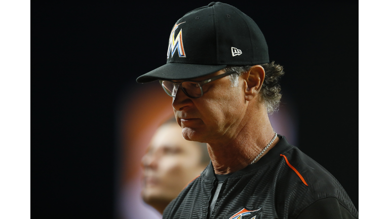 Marlins manager Don Mattingly 