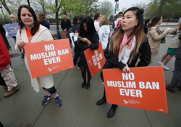 Demonstration Outside U.S. Supreme Court