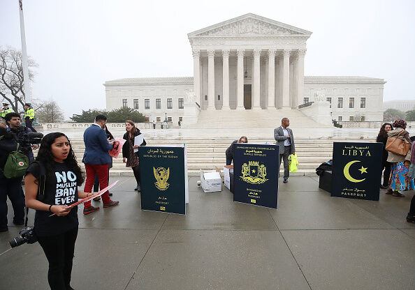 Demonstration Outside U.S. Supreme Court