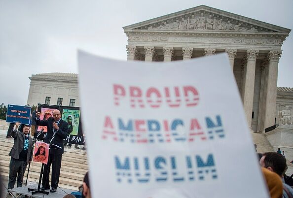 Demonstration Outside U.S. Supreme Court