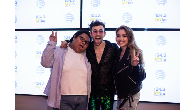 MAX in MYfm's AT&T Sound Studio