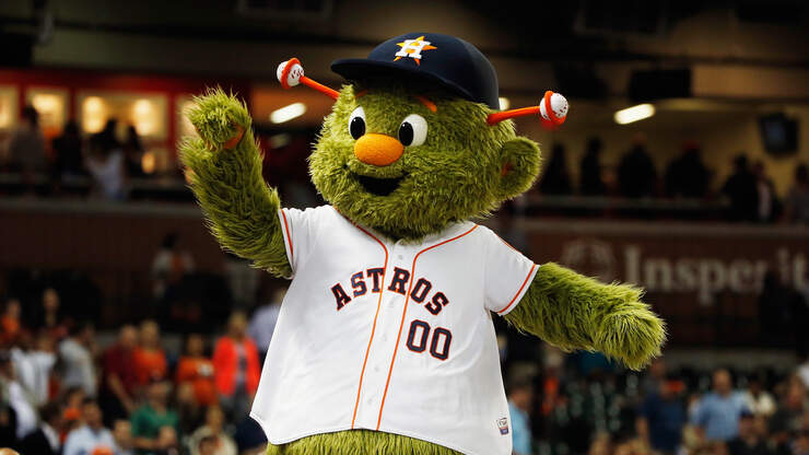 Get Your Valentine's Deliveries From Astros Mascot Orbit