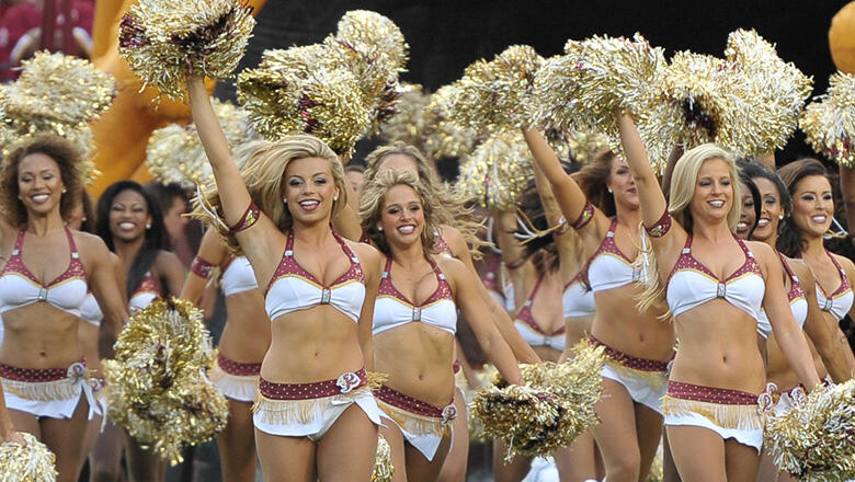 Community reps, and then some: Redskins cheerleaders a sales lure