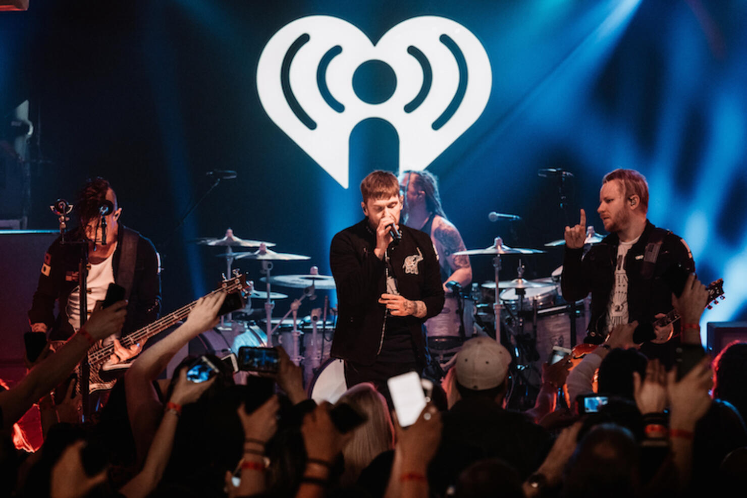 Shinedown performs live during iHeartRadio Album Release Party