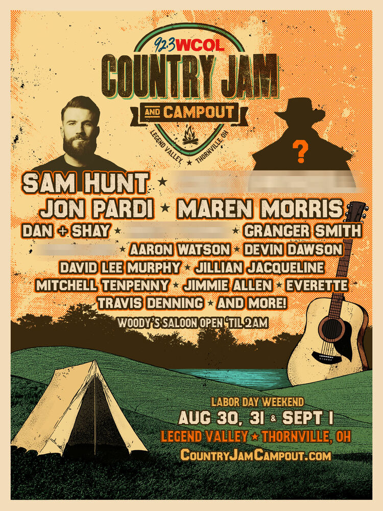 COUNTRY JAM AND CAMPOUT Front Gate Tickets