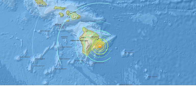 magnitude 6.9 earthquake strikes near hawaii