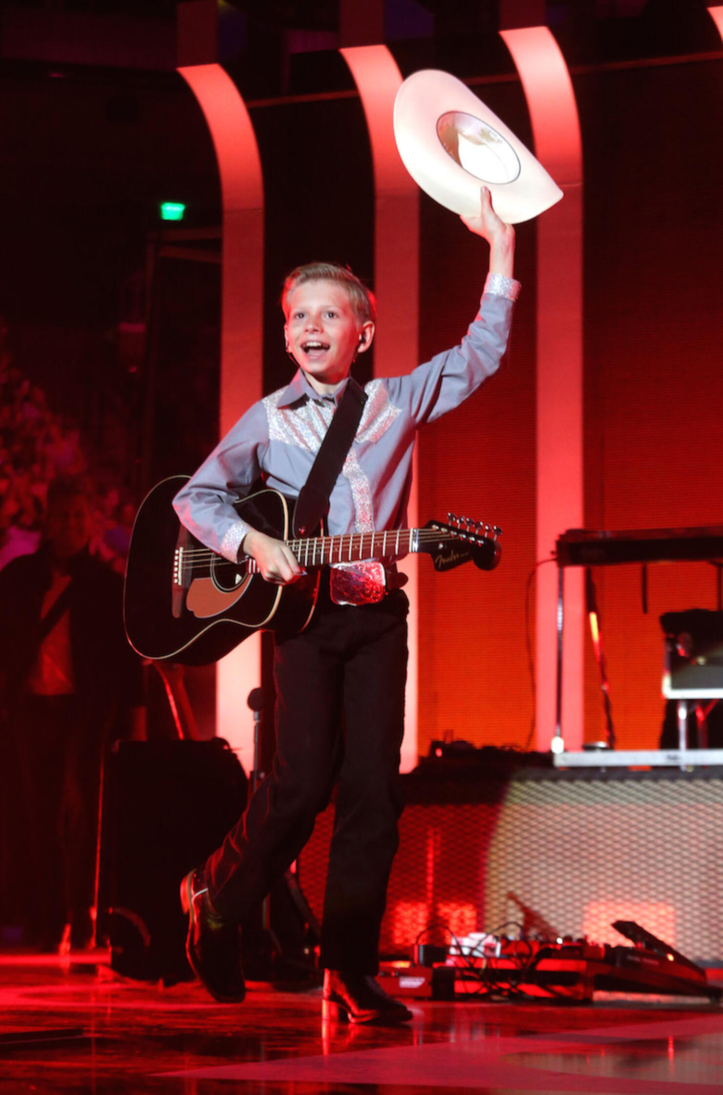 Mason Ramsey performs during the iHeartCountry Festival
