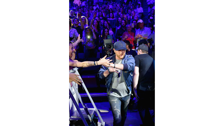 Cole Swindell performs during the 2018 iHeartCountry Festival