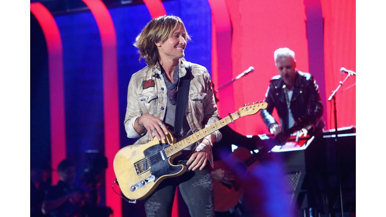 Keith Urban performs live during iHeartCountry Festival