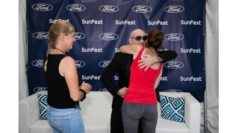 Pitbull Meet & Greet - SunFest 2018