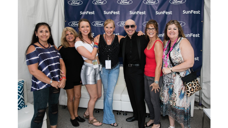 Pitbull Meet & Greet - SunFest 2018